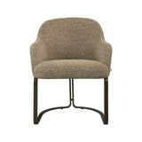 Essstuhl Hadley mit flammhemmendem Bezug in brown tweed, 60x60x81 cm von Richmond Interiors – Bild 3