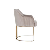 Essstuhl Hadley mit flammhemmendem Bezug in khaki velvet, 60x60x81 cm von Richmond Interiors – Bild 3