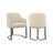 Essstuhl Hadley mit flammhemmendem Bezug in natural boldweave, 60x60x81 cm von Richmond Interiors – Bild 1