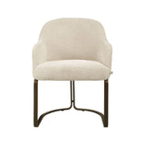 Essstuhl Hadley mit flammhemmendem Bezug in natural boldweave, 60x60x81 cm von Richmond Interiors – Bild 4