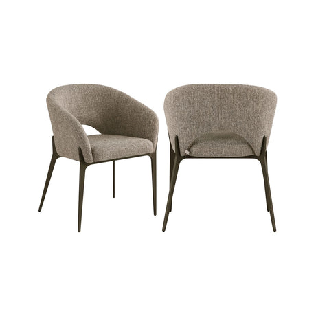 Essstuhl Kenzi in brown tweed von Richmond Interiors – Bild 1