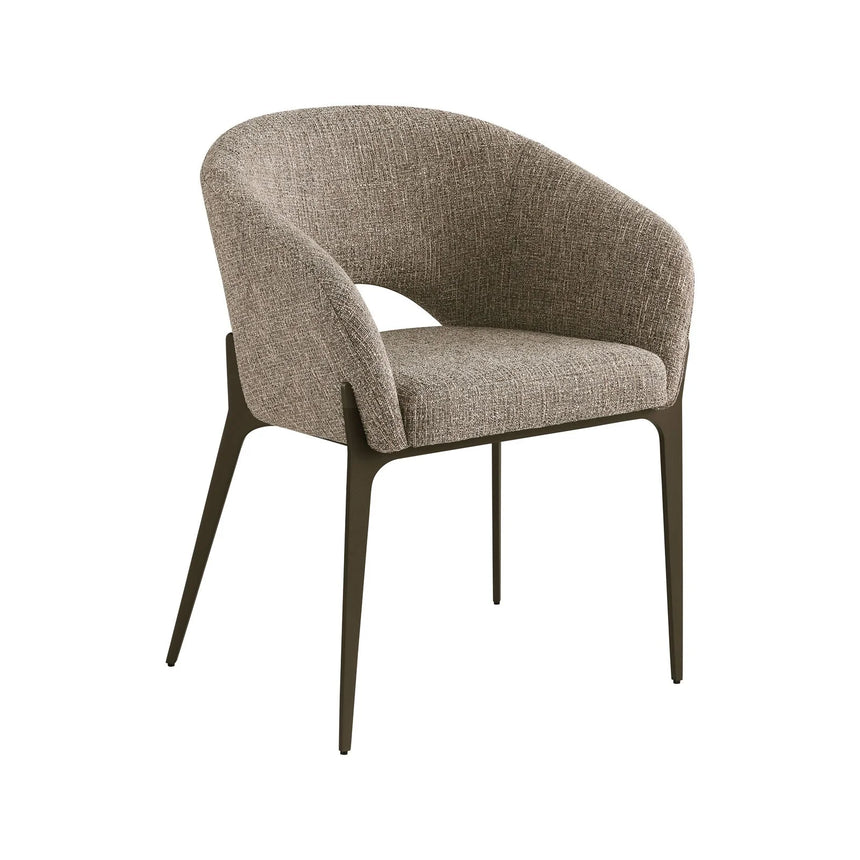 Essstuhl Kenzi in brown tweed von Richmond Interiors – Bild 2