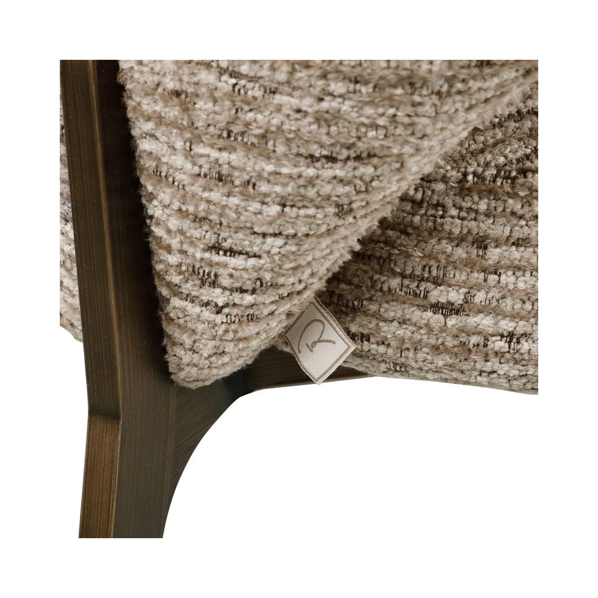 Essstuhl Kenzi in mocca linear von Richmond Interiors – Bild 6