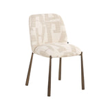 Essstuhl Lana in beige graffic als 2er-Set von Richmond Interiors – Bild 3