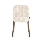 Essstuhl Lana in beige graffic als 2er-Set von Richmond Interiors – Bild 6