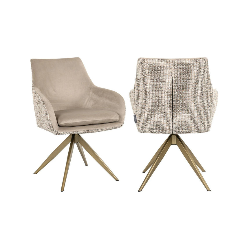 Essstuhl Lisonne, drehbar, in Trendy Nature von Richmond Interiors – Bild 1