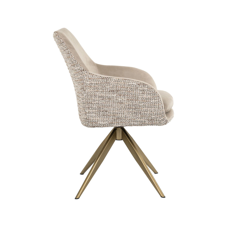 Essstuhl Lisonne, drehbar, in Trendy Nature von Richmond Interiors – Bild 4