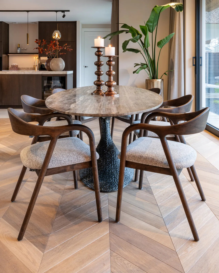 Essstuhl Mihara in mocca fancy von Richmond Interiors – Bild 12
