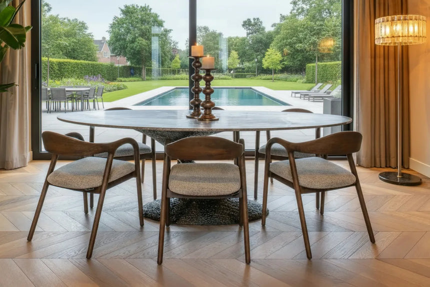 Essstuhl Mihara in mocca fancy von Richmond Interiors – Bild 13