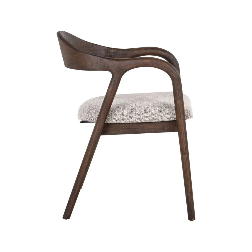 Essstuhl Mihara in mocca fancy von Richmond Interiors – Bild 4