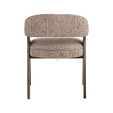 Essstuhl Mori mit flammhemmendem Bezug in mocca linear, 63x59x79 cm von Richmond Interiors – Bild 5