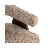 Essstuhl Mori mit flammhemmendem Bezug in mocca linear, 63x59x79 cm von Richmond Interiors – Bild 9