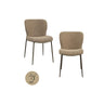 Essstuhl Odarby im 2er-Set mit flammhemmendem Bezug in brown tweed, 51x64x84 cm von Richmond Interiors – Bild 1