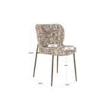 Essstuhl Odarby in brown omara als 2er-Set, 51x64x84 cm von Richmond Interiors – Bild 9