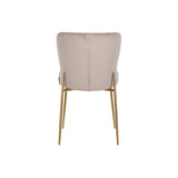 Essstuhl Odessa mit flammhemmendem Bezug in khaki velvet als 2er-Set von Richmond Interiors – Bild 4