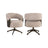 Essstuhl Pollux mit Drehfunktion in be easy sand und Eiche von Richmond Interiors – Bild 1