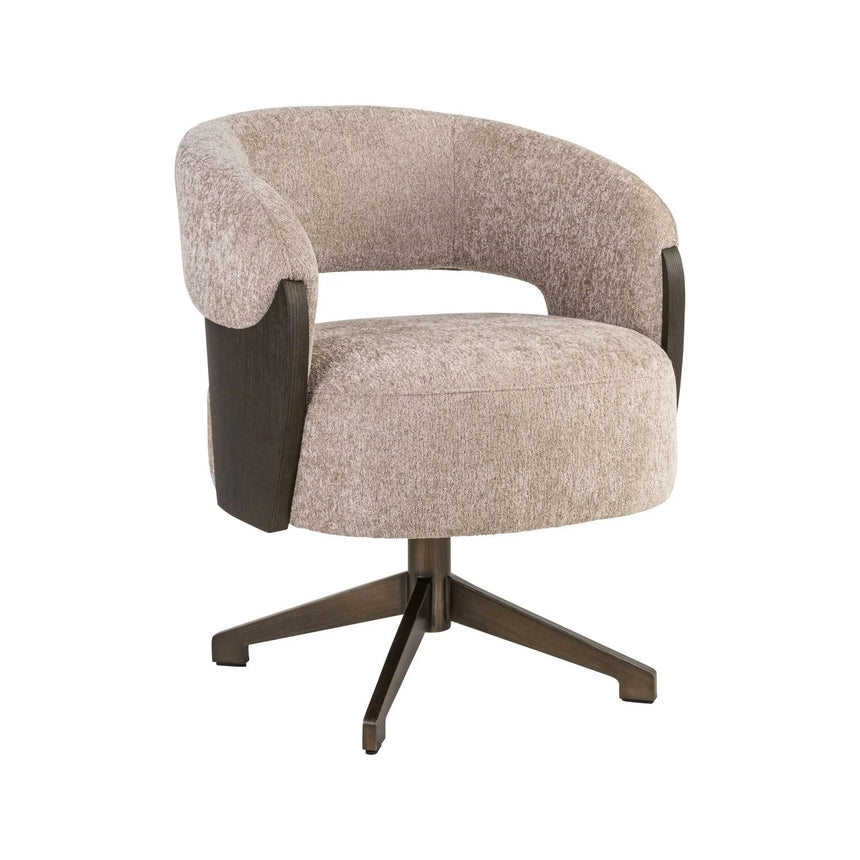 Essstuhl Pollux mit Drehfunktion in be easy sand und Eiche von Richmond Interiors – Bild 2