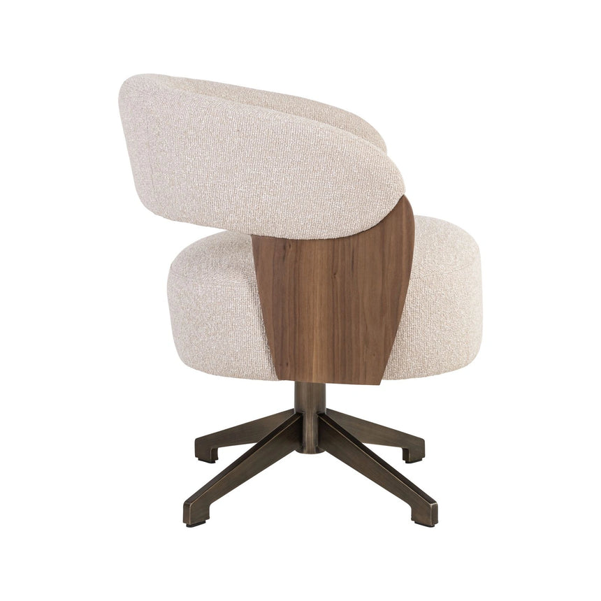 Essstuhl Pollux mit Drehfunktion in lodge desert und Walnuss von Richmond Interiors – Bild 5