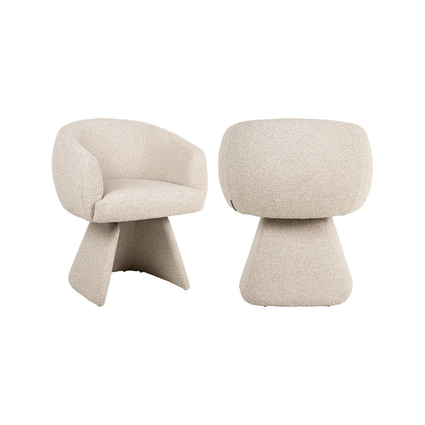 Essstuhl Quiriro in Biscotti oder Mocca linear von Richmond Interiors – Bild 1