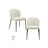 Essstuhl Stacker im 2er-Set mit flammhemmendem Bezug in biscotti, 54x60x82 cm von Richmond Interiors – Bild 1