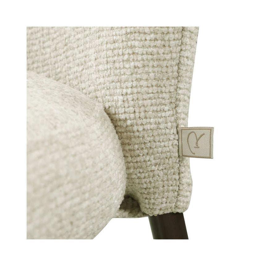 Essstuhl Stacker im 2er-Set mit flammhemmendem Bezug in biscotti, 54x60x82 cm von Richmond Interiors – Bild 10