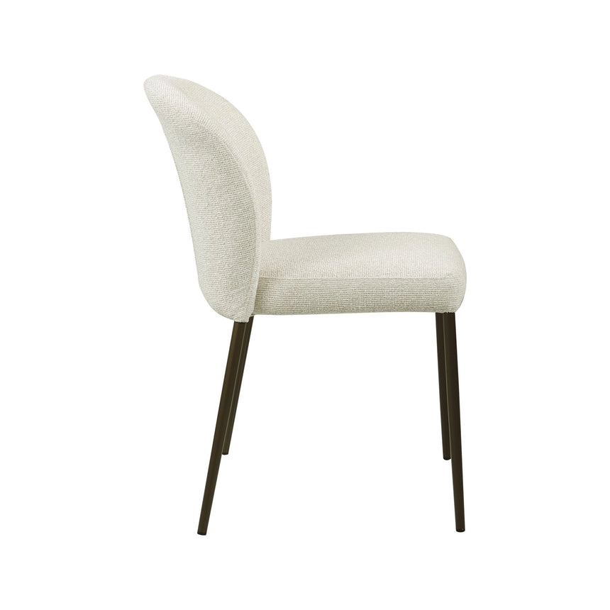 Essstuhl Stacker im 2er-Set mit flammhemmendem Bezug in biscotti, 54x60x82 cm von Richmond Interiors – Bild 6