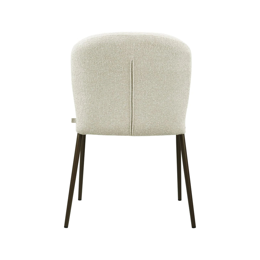 Essstuhl Stacker im 2er-Set mit flammhemmendem Bezug in biscotti, 54x60x82 cm von Richmond Interiors – Bild 8