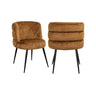 Essstuhl Stella in cognac fusion, 63x63x83 cm von Richmond Interiors – Bild 1