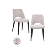 Essstuhl Tabitha in Natural Fancy, feuerhemmend, 2er-Set von Richmond Interiors – Bild 1