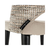 Essstuhl Tabitha mit flammhemmendem Bezug in trendy nature als 2er-Set von Richmond Interiors – Bild 7