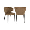 Essstuhl Taylor in brandy fusion, flammhemmend, 60x60x79 cm von Richmond Interiors – Bild 1