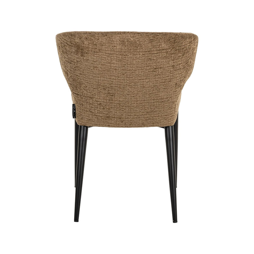 Essstuhl Taylor in brandy fusion, flammhemmend, 60x60x79 cm von Richmond Interiors – Bild 4