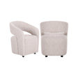 Essstuhl Vixen mit Rollen in natural linear von Richmond Interiors – Bild 1