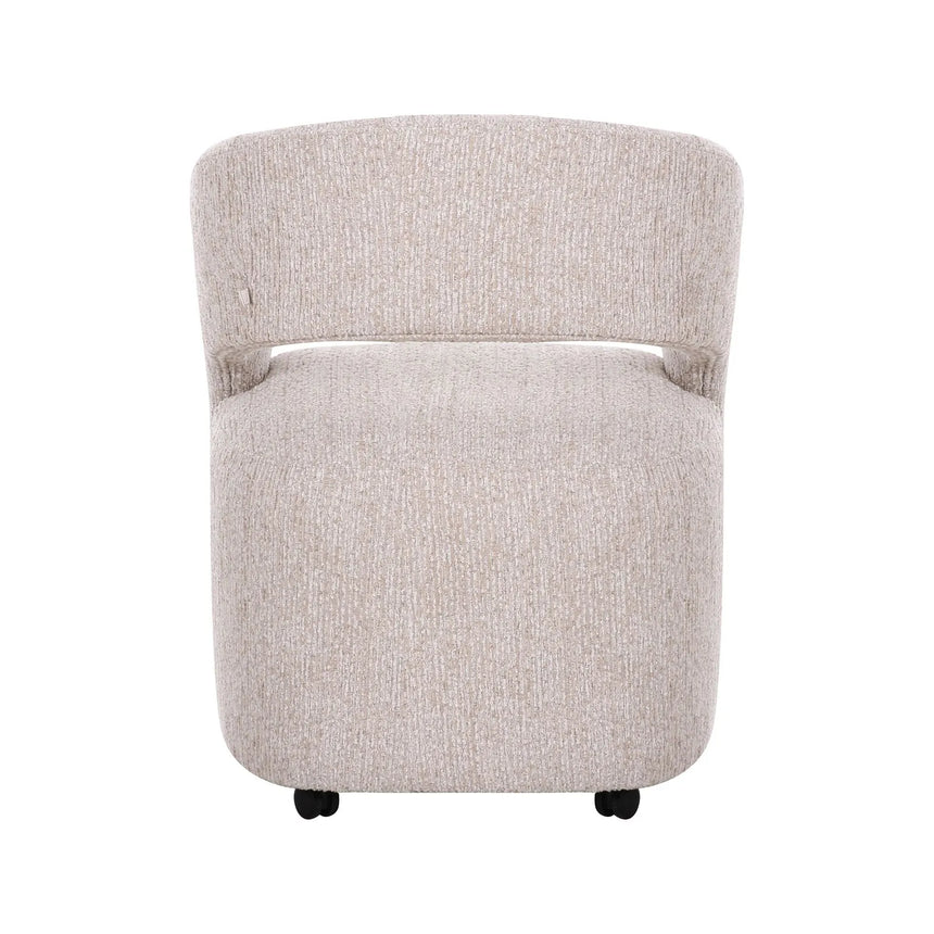 Essstuhl Vixen mit Rollen in natural linear von Richmond Interiors – Bild 4