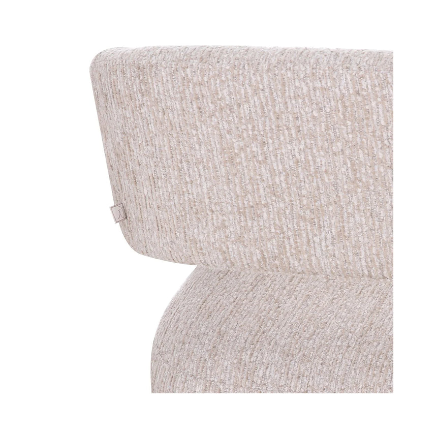 Essstuhl Vixen mit Rollen in natural linear von Richmond Interiors – Bild 7