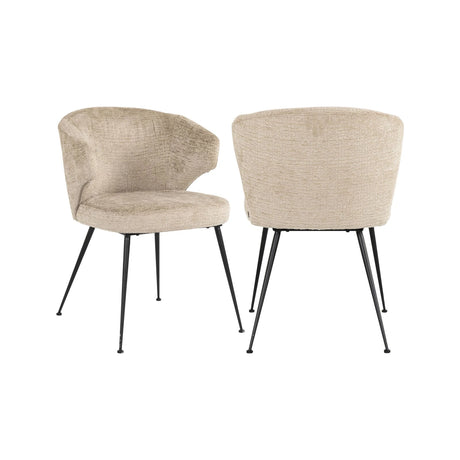 Essstuhl Xandra mit flammhemmendem Bezug in desert fusion, 59x67x80 cm von Richmond Interiors – Bild 1