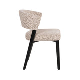Essstuhl Zeno in beige leopard, 51x59x78 cm von Richmond Interiors – Bild 4