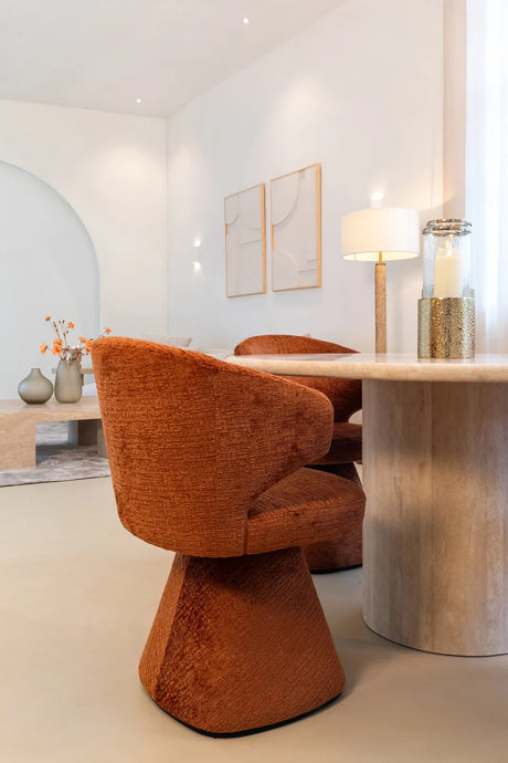 Esstisch Alexander Jones in beige (Renaissance), 130x130x76 cm von Richmond Interiors – Produktbild 6