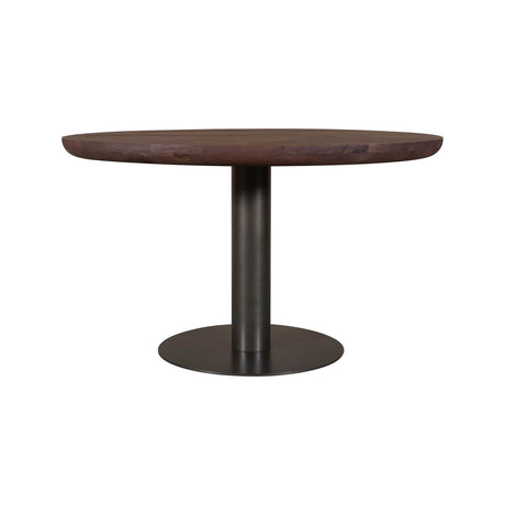 Esstisch Baldwin aus Mangoholz und Eisen in spicebrown, 130x130x76 cm von Richmond Interiors – Bild 2