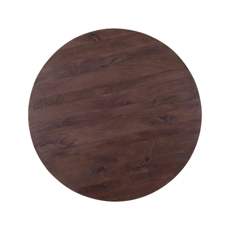 Esstisch Baldwin aus Mangoholz und Eisen in spicebrown, 130x130x76 cm von Richmond Interiors – Bild 3