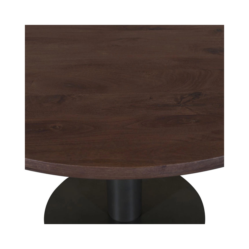 Esstisch Baldwin aus Mangoholz und Eisen in spicebrown, 130x130x76 cm von Richmond Interiors – Bild 4