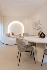 Esstisch Bloomstone in weiß, 130x130x76 cm von Richmond Interiors – Produktbild 9