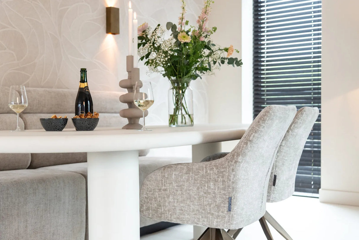 Esstisch Bloomstone in weiß, 235x120x76 cm von Richmond Interiors – Produktbild 12