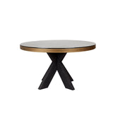 Esstisch Bloomville in brass shagreen, 140x140x76 cm von Richmond Interiors – Produktbild 1