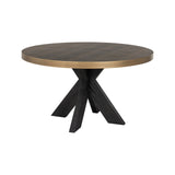 Esstisch Bloomville in brass shagreen, 140x140x76 cm von Richmond Interiors – Produktbild 2