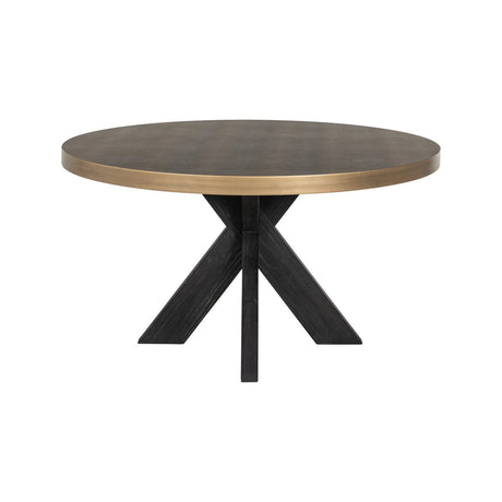Esstisch Bloomville in brass shagreen, 140x140x76 cm von Richmond Interiors – Produktbild 3