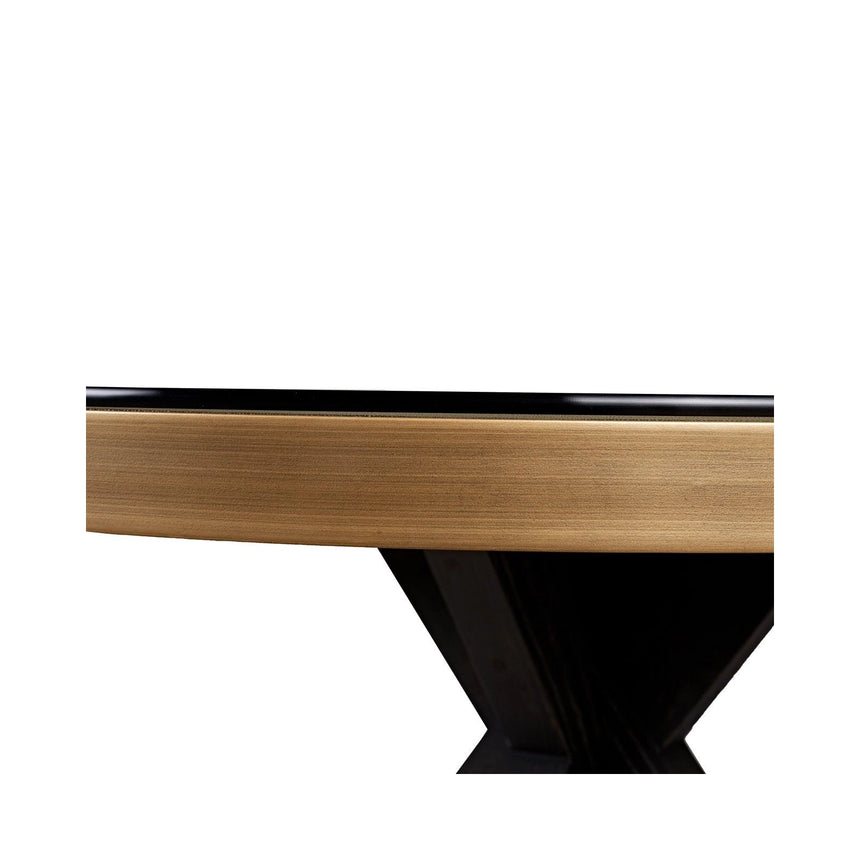 Esstisch Bloomville in brass shagreen, 140x140x76 cm von Richmond Interiors – Produktbild 6