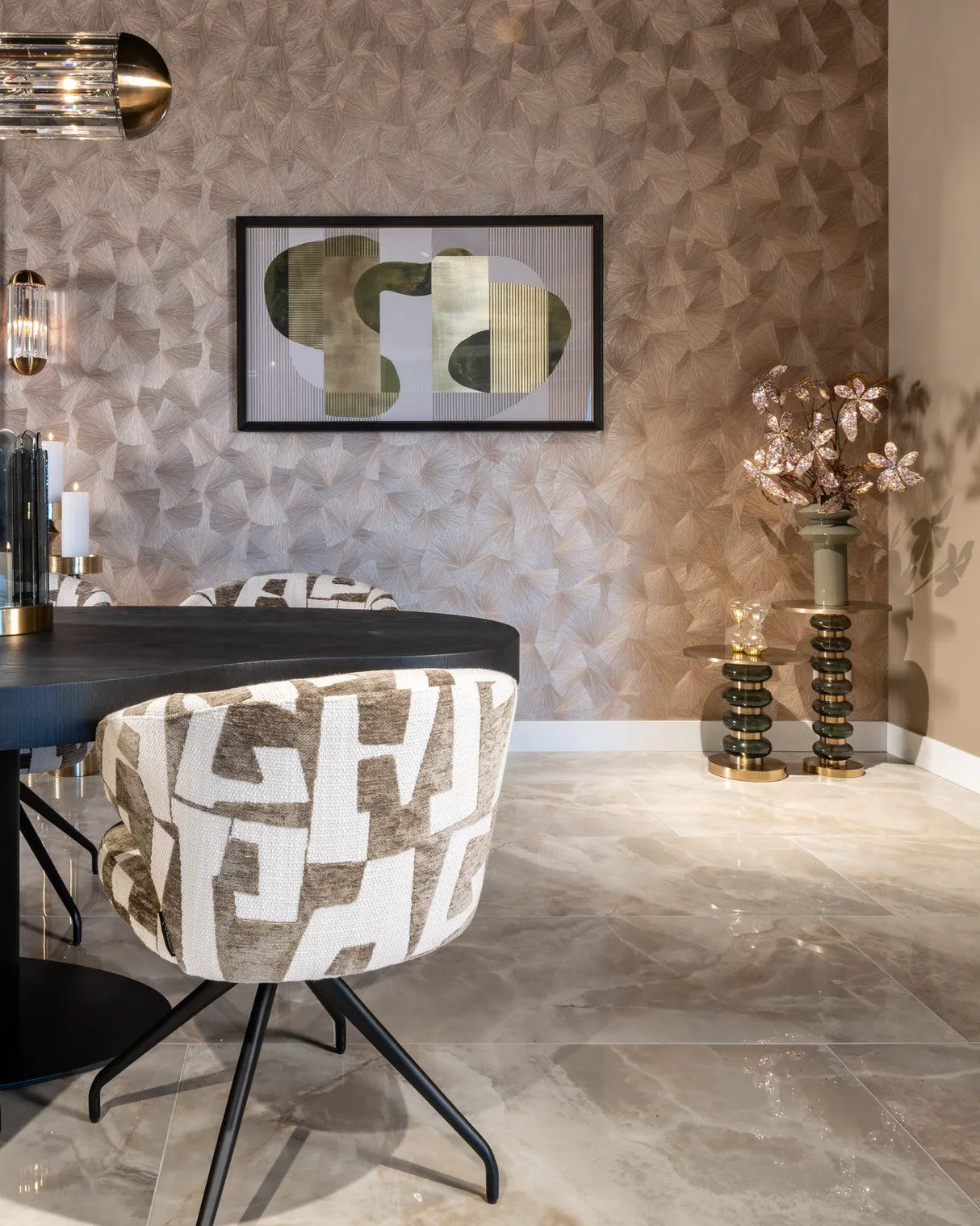 Esstisch Bogor aus Eichenfurnier in dark coffee, 260x115x76,5 cm von Richmond Interiors – Produktbild 9