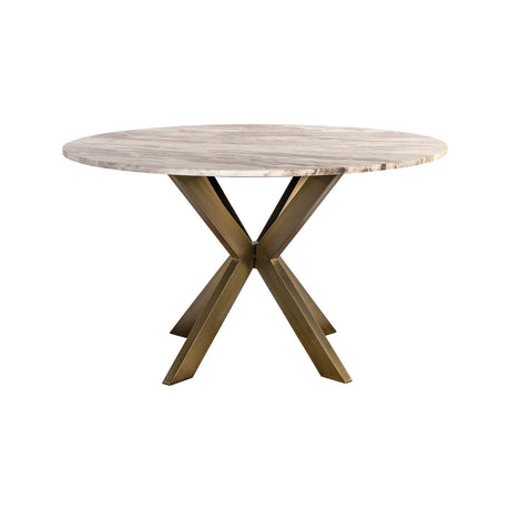 Esstisch Bottega aus Toronto-Marmor in Blush beige, 140x140x77 cm von Richmond Interiors – Produktbild 2