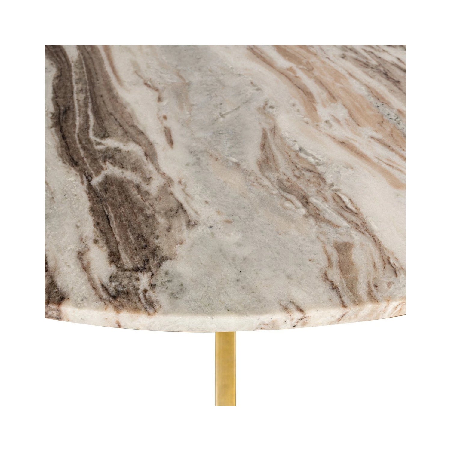 Esstisch Bottega aus Toronto-Marmor in Blush beige, 140x140x77 cm von Richmond Interiors – Produktbild 5